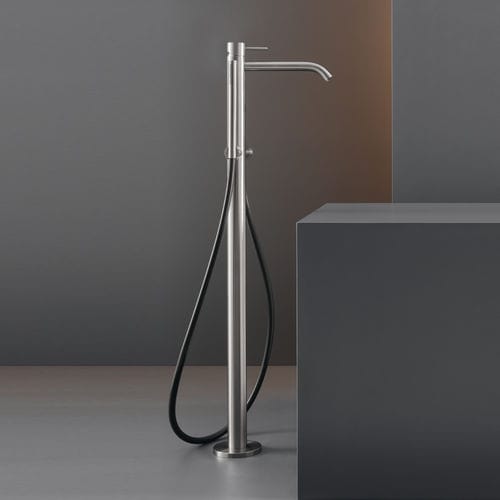 Einhebelmischer für Badewanne - MIL19 - CEADESIGN - bodenstehend / Edelstahl / für Badezimmer