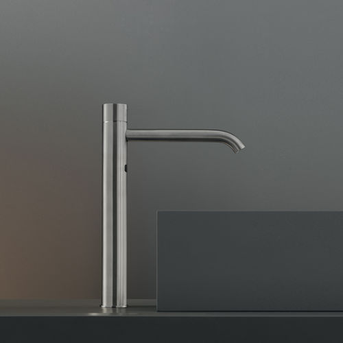 Einhebelmischer für Waschtisch - MIL017 - CEADESIGN - Aufsatz / Infrarot / Edelstahl
