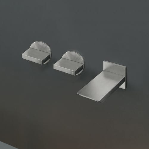 Zweigriffmischer für Waschtisch - BAR23 - CEADESIGN - Bidet / wandmontiert / Edelstahl