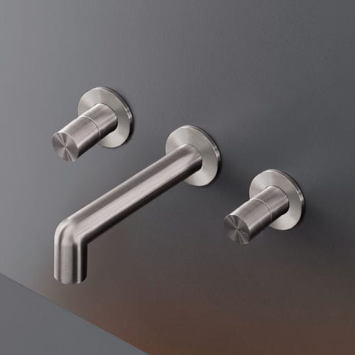 Zweigriffmischer für Waschtisch - CAR27 - CEADESIGN - Bidet / wandmontiert / Edelstahl