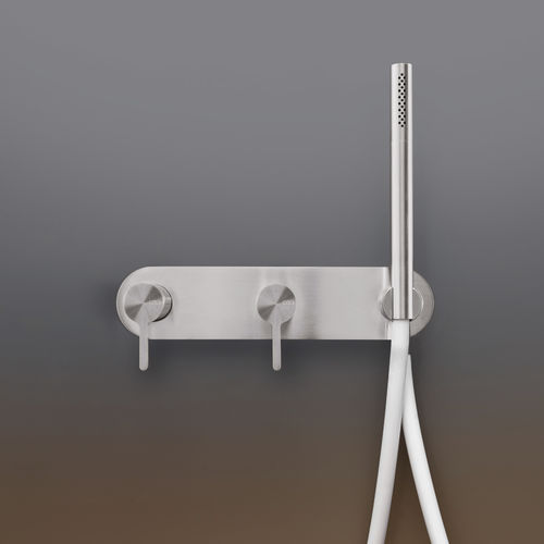 Zweigriffmischer für Duschen - INV53 - CEADESIGN - für Badewanne / wandmontiert / Edelstahl