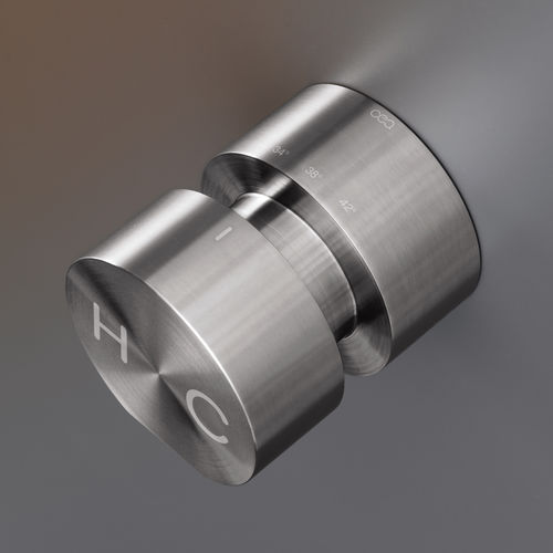 Einhebelmischer für Dusche - NEU33 - CEADESIGN - wandmontiert / thermostatisch / Edelstahl