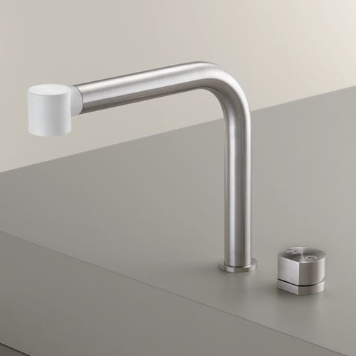 Aufsatz-Einhebelmischer - NEU55 - CEADESIGN - Edelstahl / Kupfer / Bronze