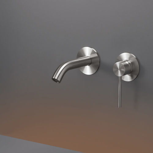 Einhebelmischer für Waschtisch - GAS04 - CEADESIGN - wandmontiert / Edelstahl / für Badezimmer
