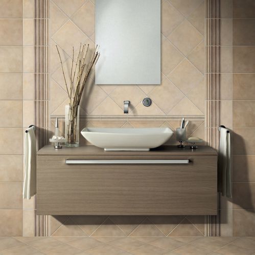 Keramikfliesen - PALLADIO - CERAMICA ALTA - poliert / für Badezimmer / bodenstehend