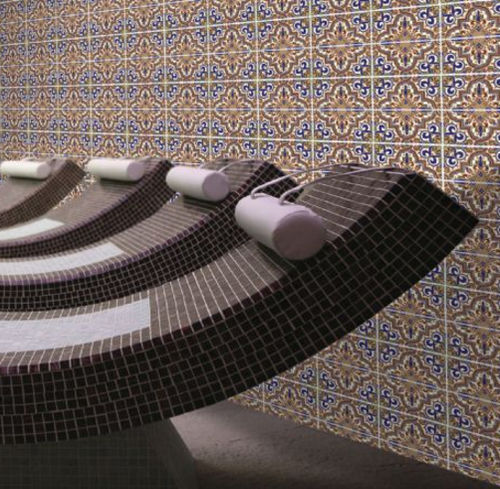 Handgefertigte Fliesen - LAYAL - CERAMICA CAS - Keramik / Relief / für Badezimmer