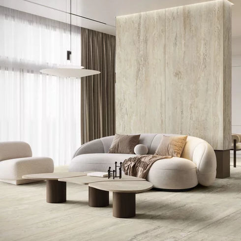 Marmor-Steinplatte - INFINITY - CERAMICA PARADYZ - für Wand / für Fußboden / satiniert