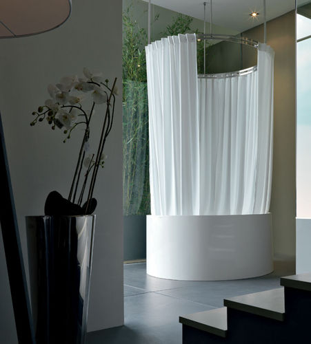 Runde Badewanne - DUAL - COLACRIL - freistehend / Acryl / weiß