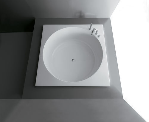 Quadratische Badewanne - SHARM - COLACRIL - Acryl / weiß