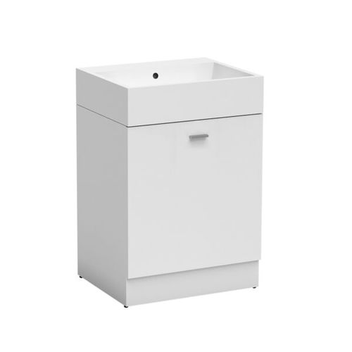 Freistehender Waschtisch-Unterschrank - VOLANT - COLAVENE - Holz / Keramik / modern