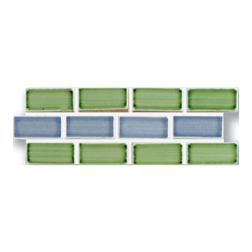 Mosaikfliese für den Innenraum - BALZA - PENNELLATO AZZURRO + VERDE CERTOSA - DE MAIO FRANCESCO - Wand / Keramik / rechteckig