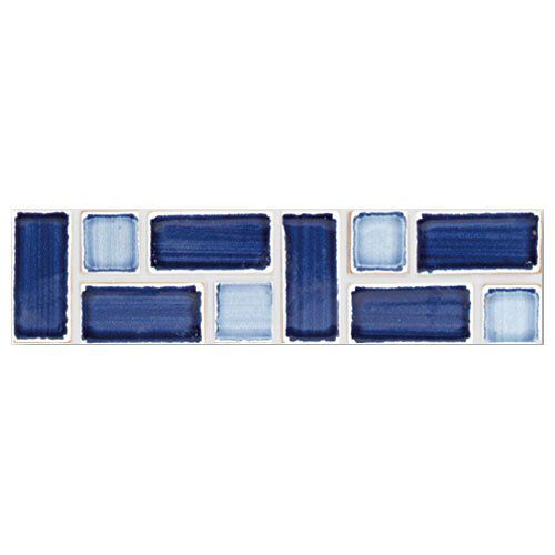 Keramik-Mosaikfliese - FALPAL&Agrave; - AZZURRO + BLU - DE MAIO FRANCESCO - für den Innenraum / Wand / rechteckig
