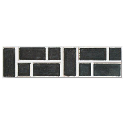Keramik-Mosaikfliese - FALPAL&Agrave; - PENNELLATO NERO - DE MAIO FRANCESCO - für den Innenraum / Wand / rechteckig