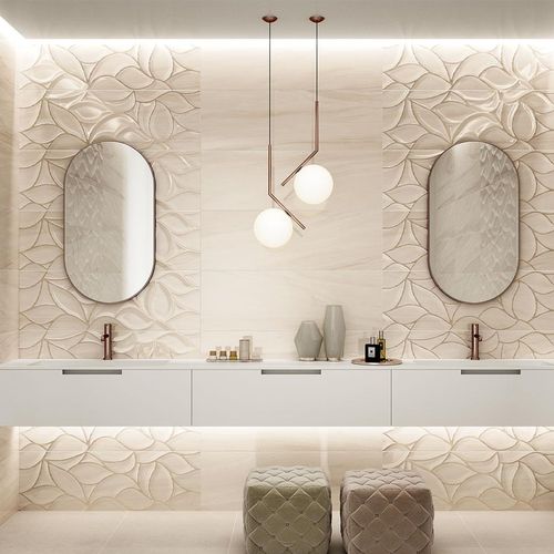 Feinsteinzeugfliesen - CASTLE - DOM CERAMICHE - poliert / für den Innenraum / für Badezimmer