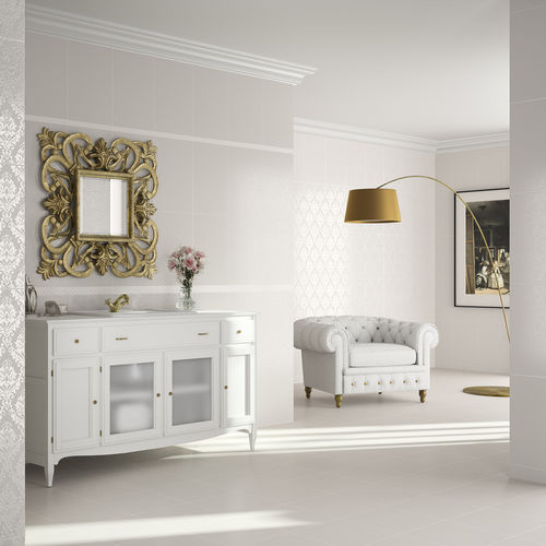 Keramikfliesen - FLORENCE - DOMINO - Relief / für Badezimmer / für Wohnzimmer