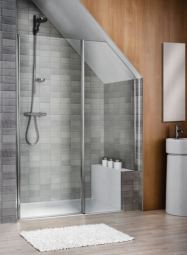 Begehbare Dusche - VELA 2000 - DUKA - Glas / mit Flügeltür / rechteckig
