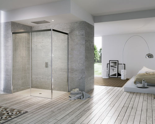Schiebeduschwand - ACQUA R 5000: QTW2 L , QW2 R - DUKA - für Eckeinbau
