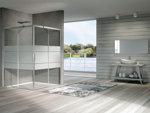 Schiebeduschwand - ACQUA R 5000: QE 2 - DUKA - für Eckeinbau