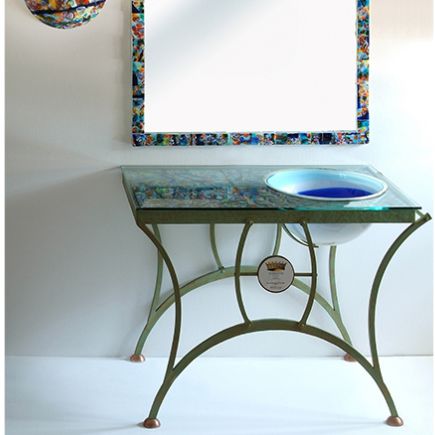 Unterbauwaschbecken - STILE VENEZIANO - ECO CERAMICA - Keramik / rund / modern