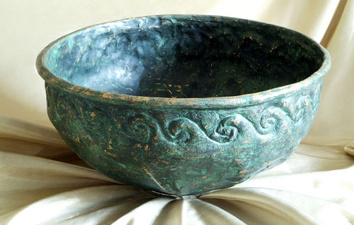 Aufsatzwaschbecken - MAESTRI RAMAI E DELLE FUSIONI DEI METALLI - ECO CERAMICA - Kupfer / Bronze / rund