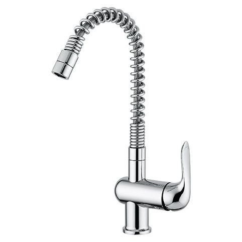 Aufsatz-Einhebelmischer - NECO: 91510 - EMMEVI RUBINETTERIE - aus verchromtem Metall / für Küche / 1-Loch