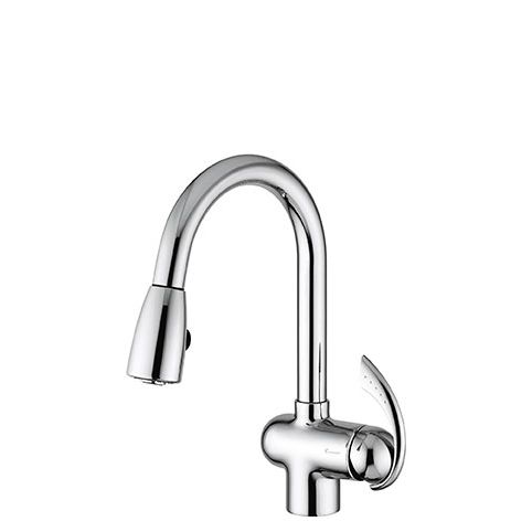 Aufsatz-Einhebelmischer - RAMSES: 72067 - EMMEVI RUBINETTERIE - aus verchromtem Metall / für Küche / 1-Loch