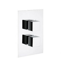 Zweigriffmischer für Dusche - 26319 - EMMEVI RUBINETTERIE - Einbau / thermostatisch / aus verchromtem Metall
