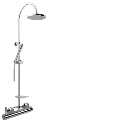Chromoberfläche Duschsäule - 44 CR 5189 - FIORE RUBINETTERIE - wandmontiert / modern / mit Handbrause