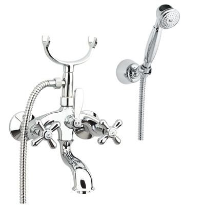 Zweigriffmischer für Dusche - 26 CR 0611 - FIORE RUBINETTERIE - für Badewanne / wandmontiert / aus verchromtem Metall