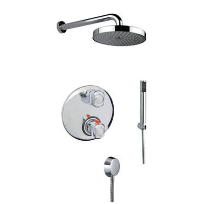 Duschsystem für Wandeinbau - 36 CR 0929 - FIORE RUBINETTERIE - modern / mit Handbrause / thermostatisch