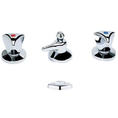Bidet-Zweigriffmischer - 24 CR 0248 - FIORE RUBINETTERIE - Aufsatz / aus verchromtem Metall / für Badezimmer