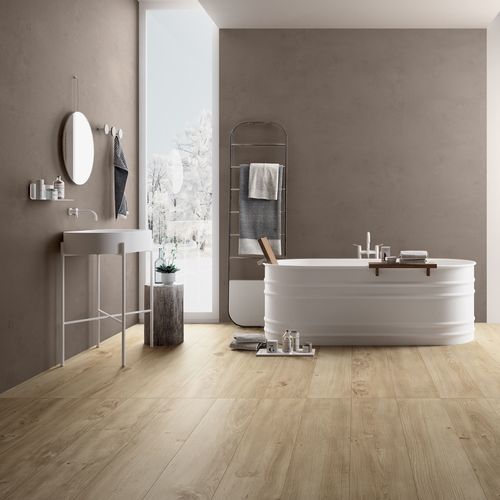 Feinsteinzeugfliesen - KOMI - FONDOVALLE - in Naturoptik / für den Innenraum / für Badezimmer