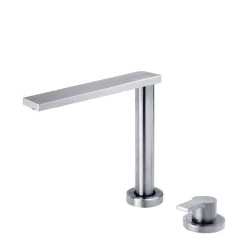 Aufsatz-Einhebelmischer - KT18D - GEDA - verchromter Messing / für Küche / 2-Loch