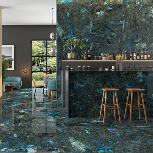 Feinsteinzeugfliesen - LABRADORITE - GEOTILES - poliert / Hochglanz / für den Innenraum