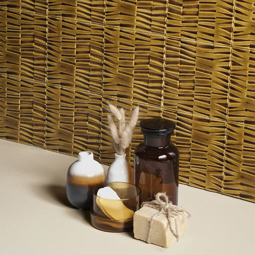 Keramikfliesen - BAMBOO - GIGACER - Hochglanz / Relief / glatt