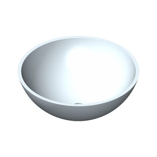 Aufsatzwaschbecken - 40400 - GRAFF - Keramik / Corian® / rund