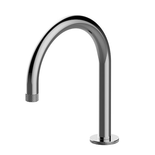 Einhebelmischer für Badewanne - E-11569-T - GRAFF - Aufsatz / aus verchromtem Metall / für den Innenraum