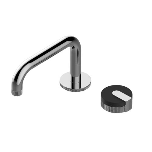 Einhebelmischer für Waschtisch - E-11520 - GRAFF - Aufsatz / aus verchromtem Metall / für Badezimmer