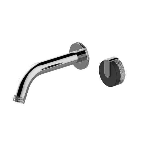 Einhebelmischer für Waschtisch - E-11535-T - GRAFF - wandmontiert / aus verchromtem Metall / für Badezimmer