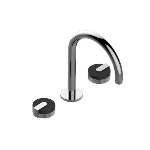 Einhebelmischer für Waschtisch - E-11512 - GRAFF - Aufsatz / aus verchromtem Metall / für Badezimmer