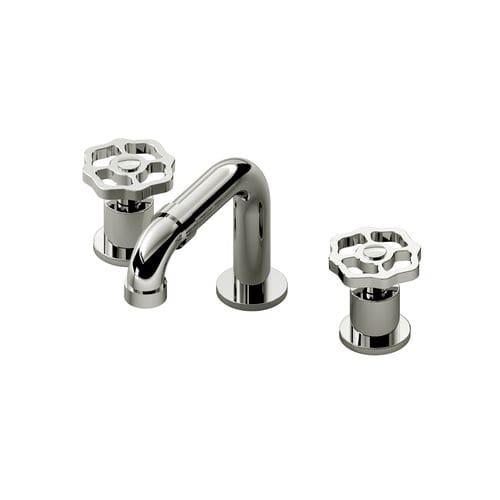 Zweigriffmischer für Waschtisch - E-11310-C18B-PC - GRAFF - Aufsatz / aus verchromtem Metall / für Badezimmer