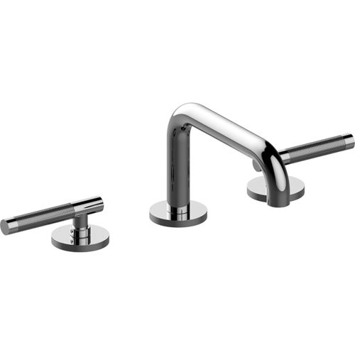 Zweigriffmischer für Waschtisch - E-6710N-LM57B - GRAFF - Aufsatz / aus verchromtem Metall / für Badezimmer