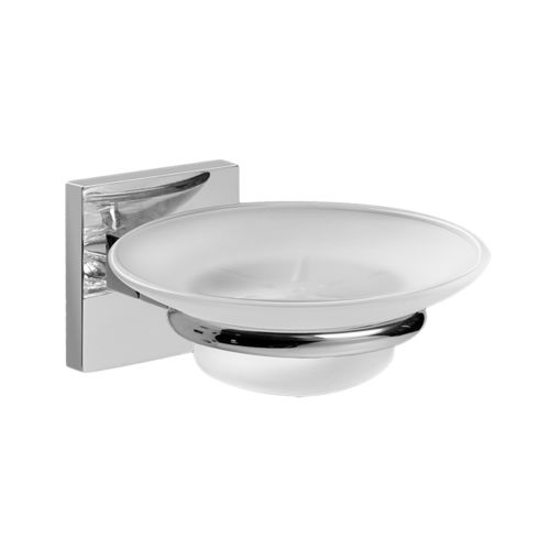Wandmontierter Seifenhalter - E-9101 - GRAFF - aus verchromtem Metall / poliert / satiniert