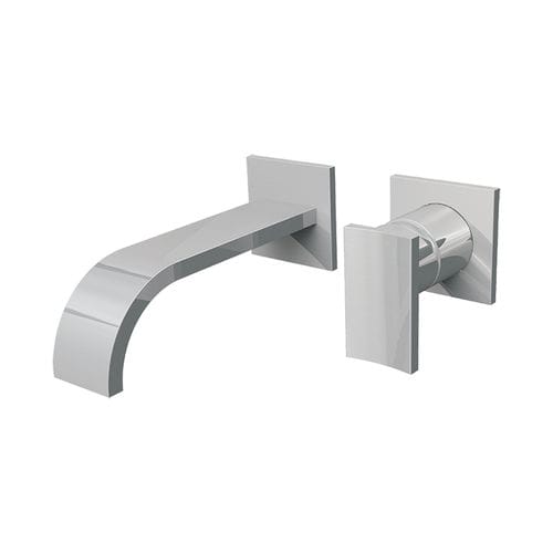 Einhebelmischer für Waschtisch - E-1835-LM36W-T - GRAFF - wandmontiert / aus verchromtem Metall / für Badezimmer