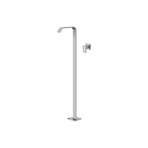 Einhebelmischer für Waschtisch - E-3615-LM36W-T - GRAFF - bodenstehend / aus verchromtem Metall / für Badezimmer