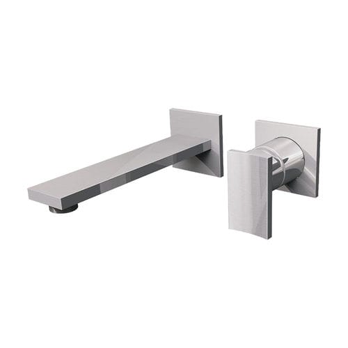Einhebelmischer für Waschtisch - E-3636-LM36W-T - GRAFF - wandmontiert / aus verchromtem Metall / für Badezimmer