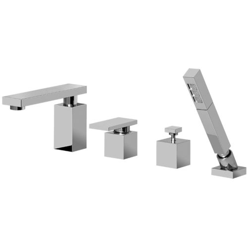 Einhebelmischer für Dusche - E-3751-LM31 - GRAFF - für Badewanne / Aufsatz / aus verchromtem Metall