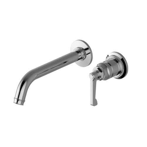 Einhebelmischer für Waschtisch - E-11636-LM60W - GRAFF - wandmontiert / aus verchromtem Metall / für den Innenraum