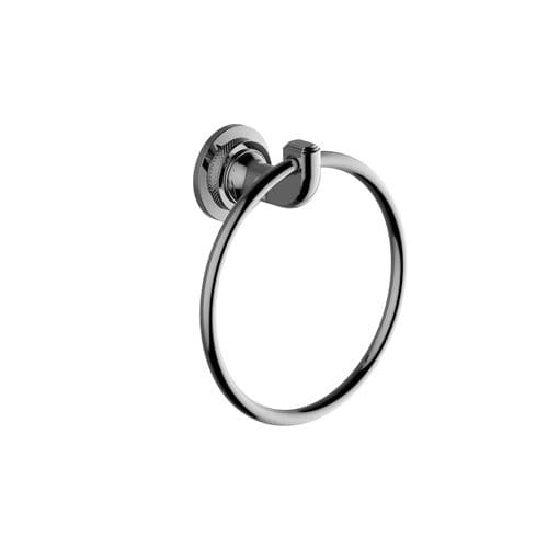 Ring-Handtuchhalter - E-19306 - GRAFF - wandmontiert / aus verchromtem Metall / poliert