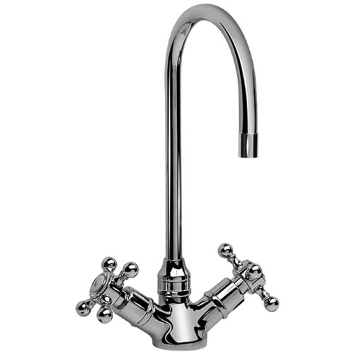 Aufsatz-Zweigriffmischer - E-5200-C2 - GRAFF - Messing / für Küche / 1-Loch